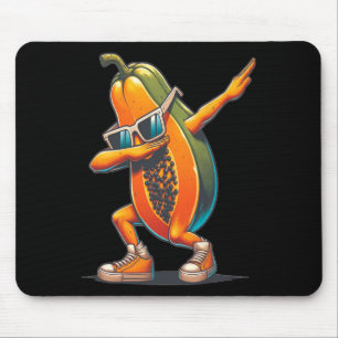 Dab Papaya Dancing Papaya Frucht mit Sungl Mousepad
