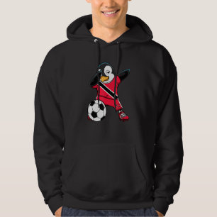 Dab Penguin Trinidad und Tobago Soccer Fans Jersey Hoodie