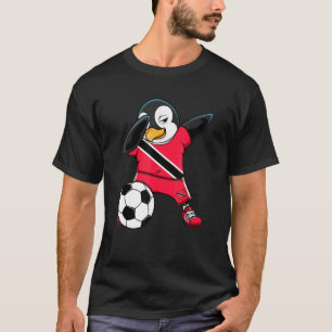 Dab Penguin Trinidad und Tobago Soccer Fans Jersey T-Shirt