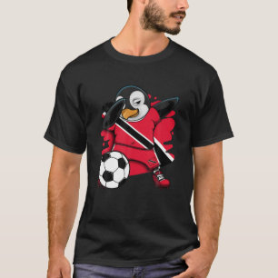 Dab Penguin Trinidad und Tobago Soccer Fans Jersey T-Shirt