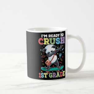 Dab Skateboarding Panda zerstört die 1st Grade Ck Kaffeetasse
