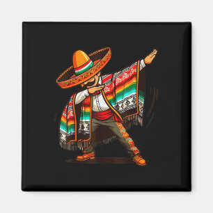 Dab-Tanz Dabbing Mexikanischer Poncho Cinco De May Magnet