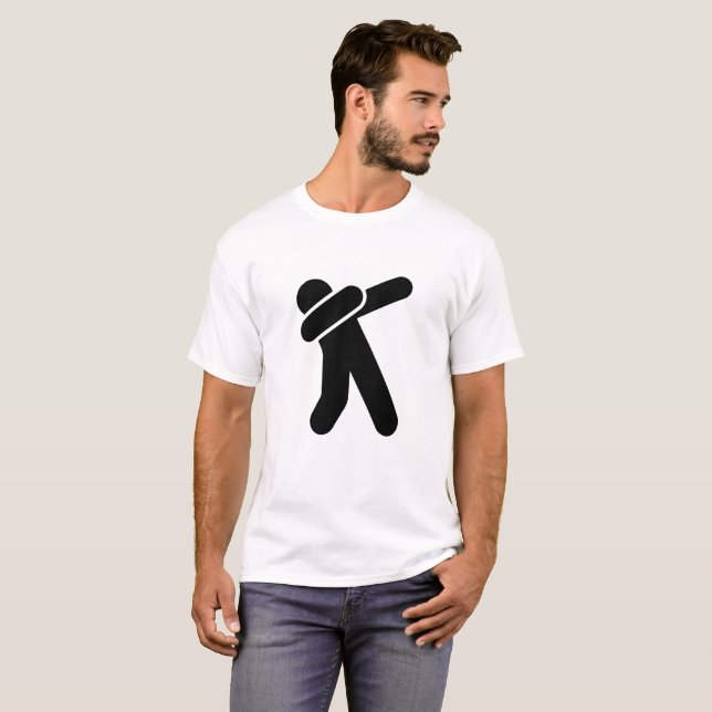 Dabber T - Shirt mit Klecksikone (Vorne ganz)