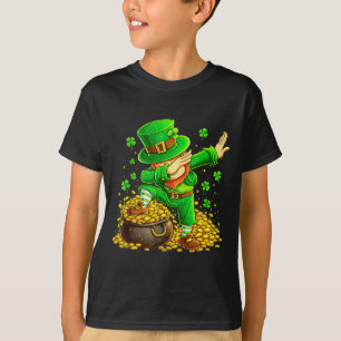Dabbing 67 Bruh Meme Lustig Six Seven Irischer St. T-Shirt