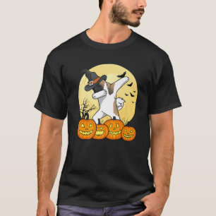 Dabbing Akita Dab Dance Funny Hund Halloween Gesch T-Shirt