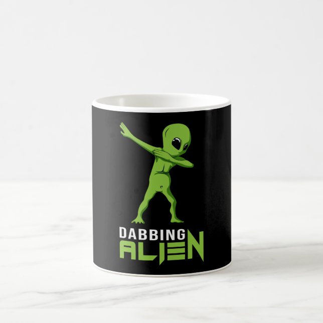 Dabbing Alien Area 51 Ufo Space Außerirdischen Fun Kaffeetasse (Mittel)