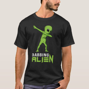 Dabbing Alien Area 51 Ufo Space Außerirdischen Fun T-Shirt