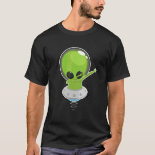 Dabbing Alien Dab Pose Tanz Hip Hop Außerirdischen T-Shirt