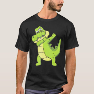 Dabbing Alligator Graphic T-Shirt