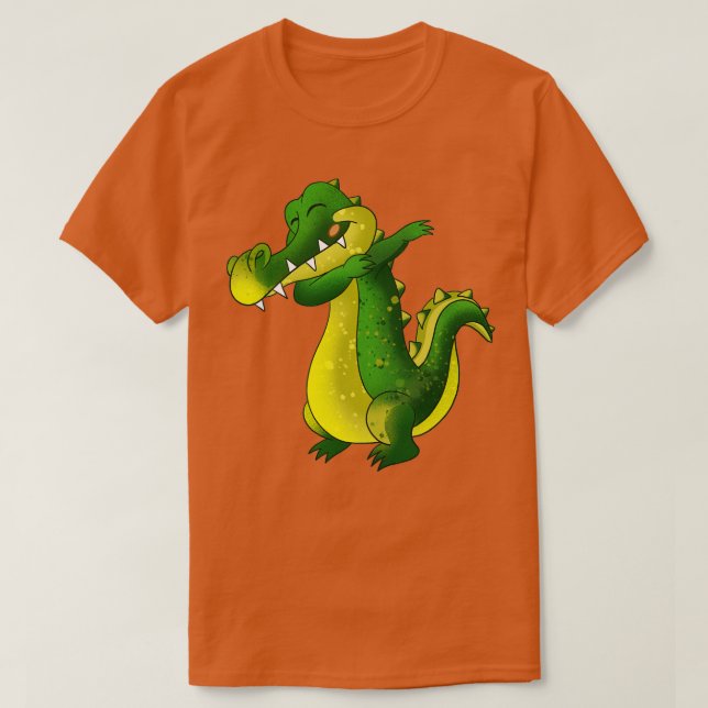Dabbing Alligator T-Shirt (Design vorne)