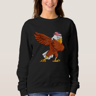 Dabbing American Bald Adler 4. Juli Dab Boys G Sweatshirt