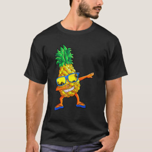 Dabbing Ananas Männer Kid Beach Urlaub Sommer H T-Shirt