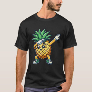 Dabbing Ananas Niedlicher Cartoon Spaß Sommer Hawa T-Shirt