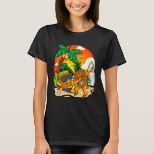 Dabbing Ananas Sonnenbrille Aloha Beaches Hawaii T-Shirt
