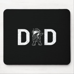 Dabbing Astronaut Daddy Vater Weltraumfett Mousepad