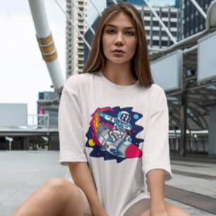 Dabbing Astronaut Space T-Shirt