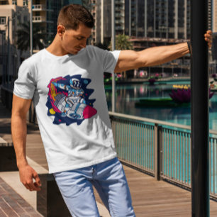 Dabbing Astronaut Space T-Shirt