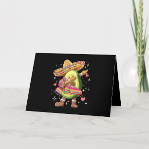 Dabbing Avocado Cinco De Mayo Lustiger Mexikanisch Dankeskarte
