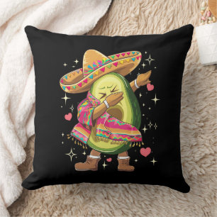 Dabbing Avocado Cinco De Mayo Lustiger Mexikanisch Kissen