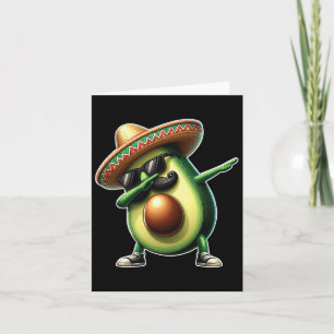 Dabbing Avocado Funny Vegan Food Lover Cinco De Ma Karte