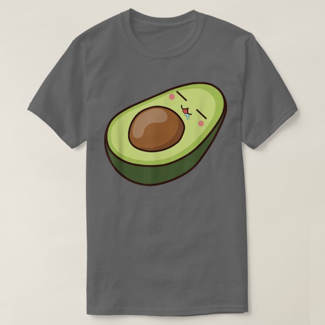 Dabbing Avocado Funny Vegan Food Lover T-Shirt Kin (Design vorne)