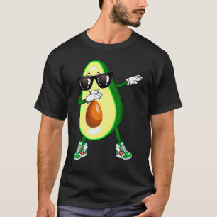 Dabbing Avocado Lustiger Veganer Food T-Shirt