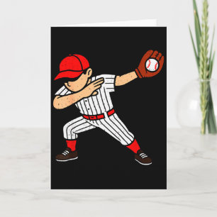 Dabbing Baseballspieler Baseballer Sport Athlet  Karte