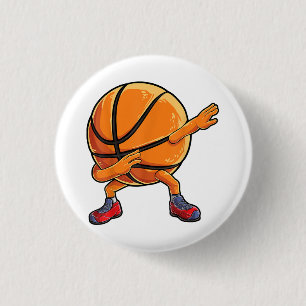 Dabbing Basketball Ball Funny Boys Männer Frauen S Button