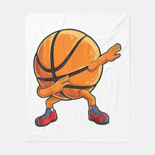 Dabbing Basketball Ball Funny Boys Männer Frauen S Fleecedecke