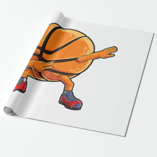 Dabbing Basketball Ball Funny Boys Männer Frauen S Geschenkpapier