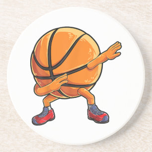 Dabbing Basketball Ball Funny Boys Männer Frauen S Getränkeuntersetzer