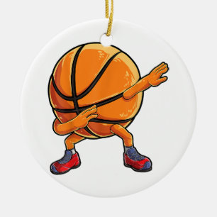 Dabbing Basketball Ball Funny Boys Männer Frauen S Keramik Ornament