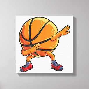 Dabbing Basketball Ball Funny Boys Männer Frauen S Leinwanddruck