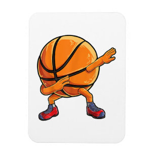 Dabbing Basketball Ball Funny Boys Männer Frauen S Magnet