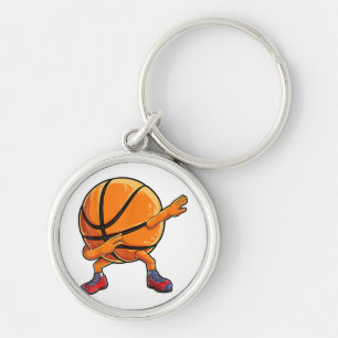 Dabbing Basketball Ball Funny Boys Männer Frauen S Schlüsselanhänger
