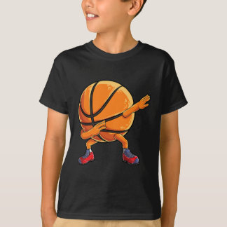 Dabbing Basketball Ball T Kids Boys Dab Tanzgesche T-Shirt