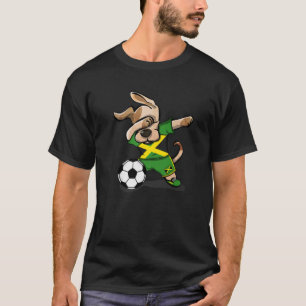 Dabbing Beagle Croatia Fußballfans Jersey Kroatisc T-Shirt