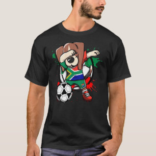 Dabbing Beagle Dog Südafrika Fußball Fans Jersey T-Shirt