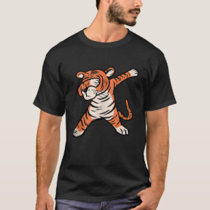 Dabbing Bengalisch Tiger Wildlife TierZoo Bengalis T-Shirt