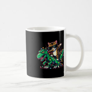 Dabbing Bengalische Katze auf Weihnachtsleuchten D Kaffeetasse