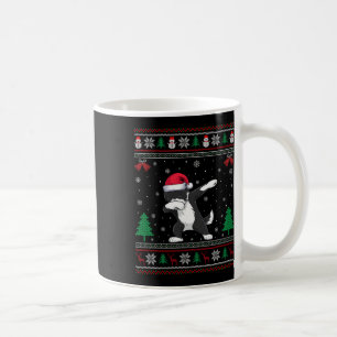 Dabbing Bernedoodle Dog Weihnachtsmannmütze Boys G Kaffeetasse