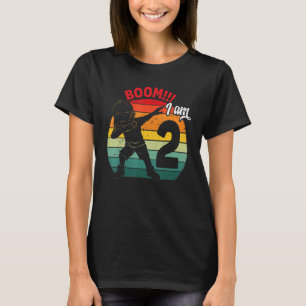 Dabbing Boy 2. Geburtstagsparty 2 zwei Jahre O T-Shirt