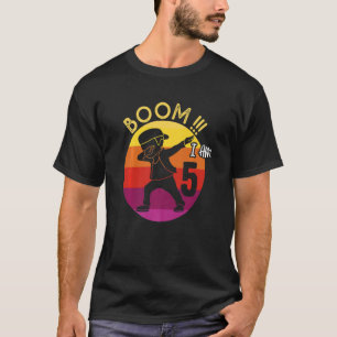Dabbing Boy 5th Birthday Outfit 5 Five Years K T-Shirt