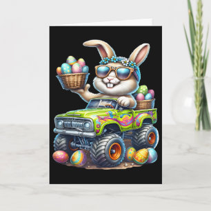Dabbing Bunny Frohe Ostern Monster Truck Kinder Ju Karte