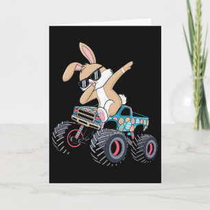 Dabbing Bunny Frohe Ostern Monster Truck Liebhaber Karte