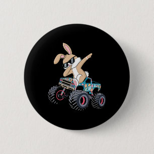 Dabbing Bunny Happy Ostermonster LKW Liebhaber Ki Button