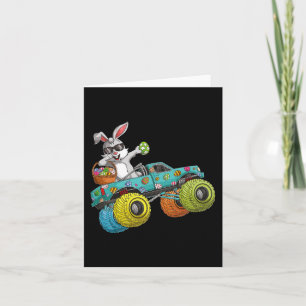 Dabbing Bunny Happy Ostermonster LKW Liebhaber Ki Karte
