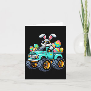 Dabbing Bunny Happy Ostermonster LKW Liebhaber Ki Karte