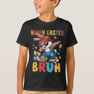 Dabbing Bunny Oaster Bruh Meme Funny Sprichwort Te T-Shirt