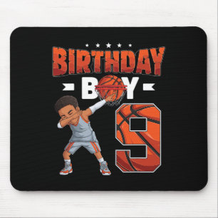 Dabbing Bysketbyll Player 9 Jahre alter Junge 9th Mousepad